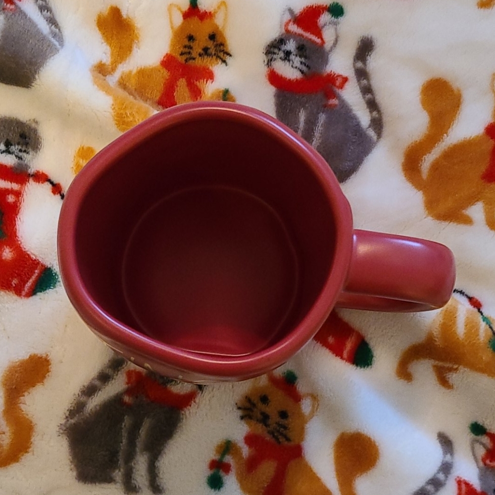 Rae Dunn Jingle Bells Christmas 🎄 Red Mug NEW - Picture 3 of 5